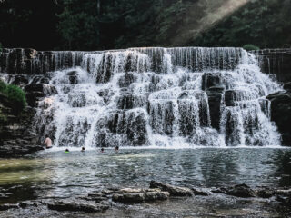 Waterloo Falls Waterfalls and Swimming Hole in Cookeville, Tennessee