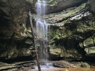 Lost Creek Falls in Sparta, Tennessee: 1994 Jungle Book Film Location