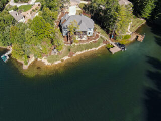 Waterfront Lake Home with Private Dock and Rocky Beach on Lake Dartmoor's Shoreline